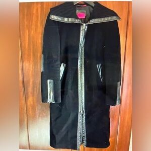 Mackage Wool/Cashmere/Leather Coat